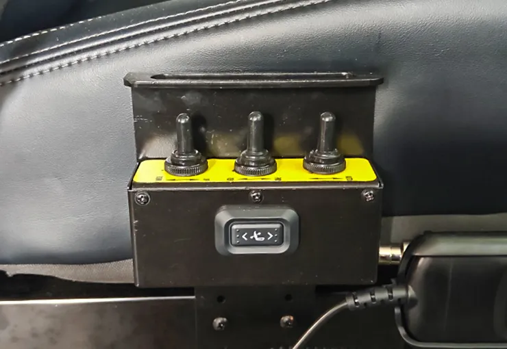 Toggle switches and physical buttons
