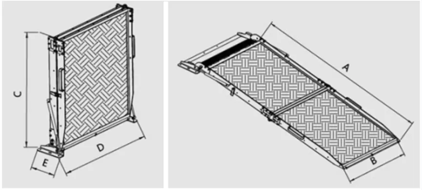 BMWR-3 Wheelchair Ramp