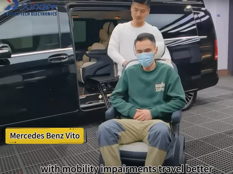 The Mercedes-Benz Vito Modified with the Xinder-Tech Detachable Swivel Seat