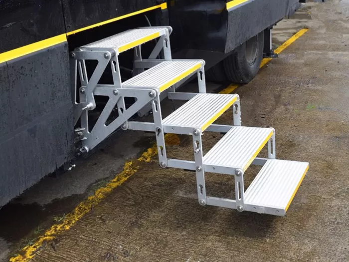 Working Principle of Folding Step